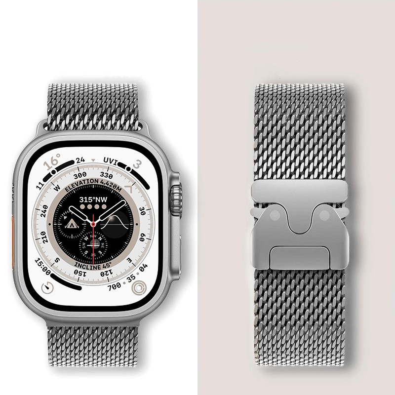 Milanese Loop for Apple Watch  - Mesh Coil Strip review and price