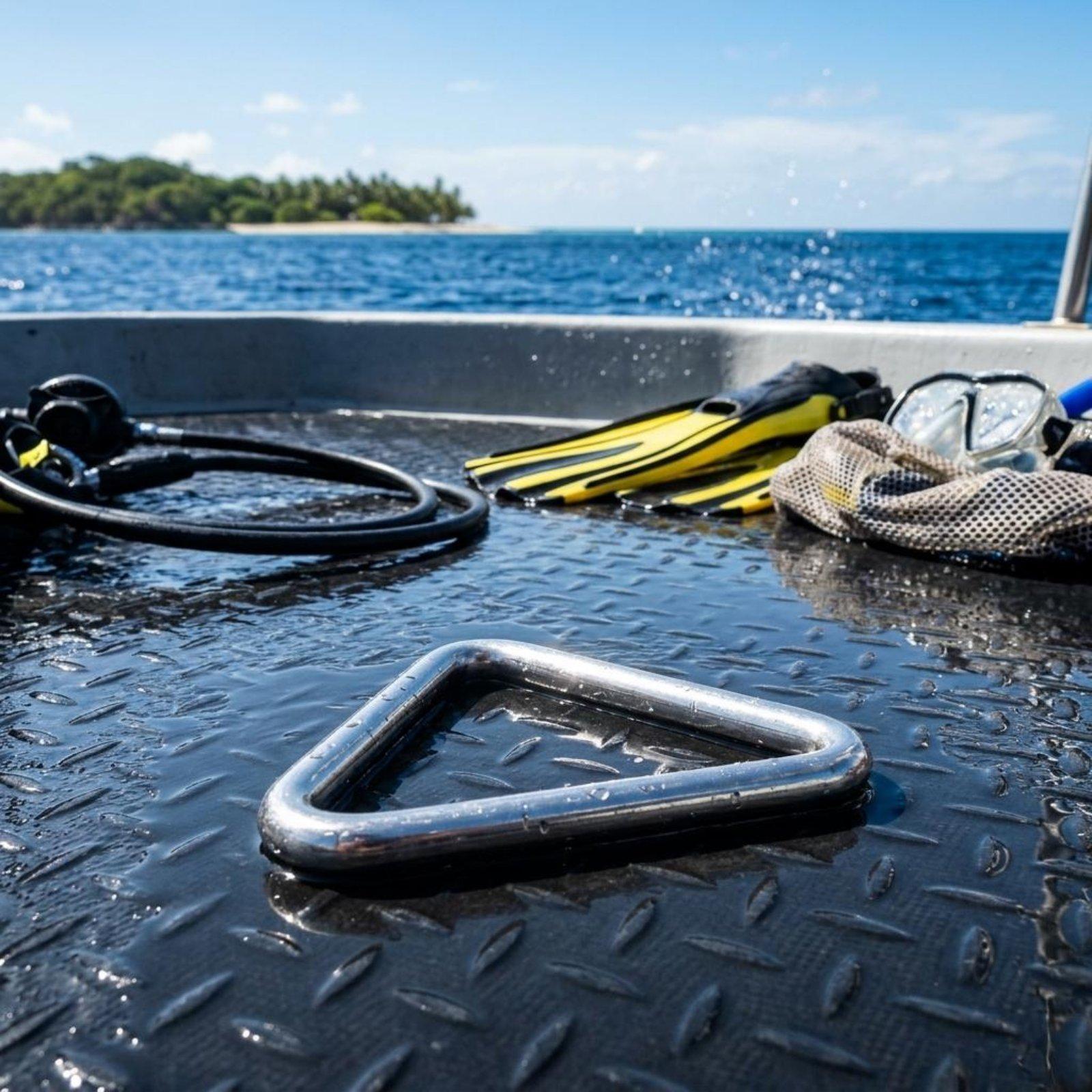 Scuba Gear Triangle Loop for D - Stainless Wire Ss316 review and price