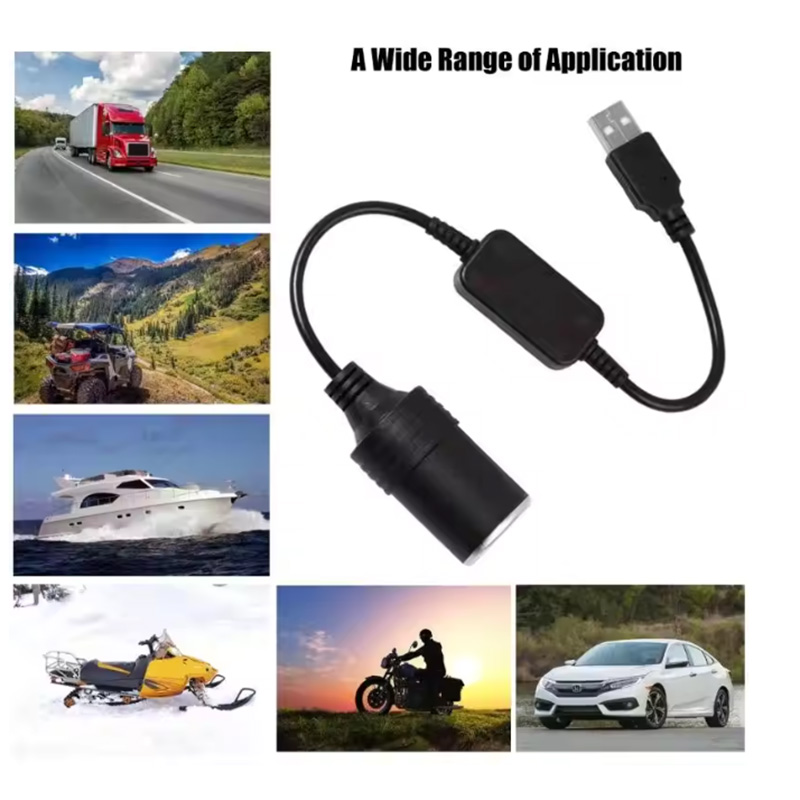 1pc 5V 2A USB To 12V Cigarette - Accessories For Vaping review and price