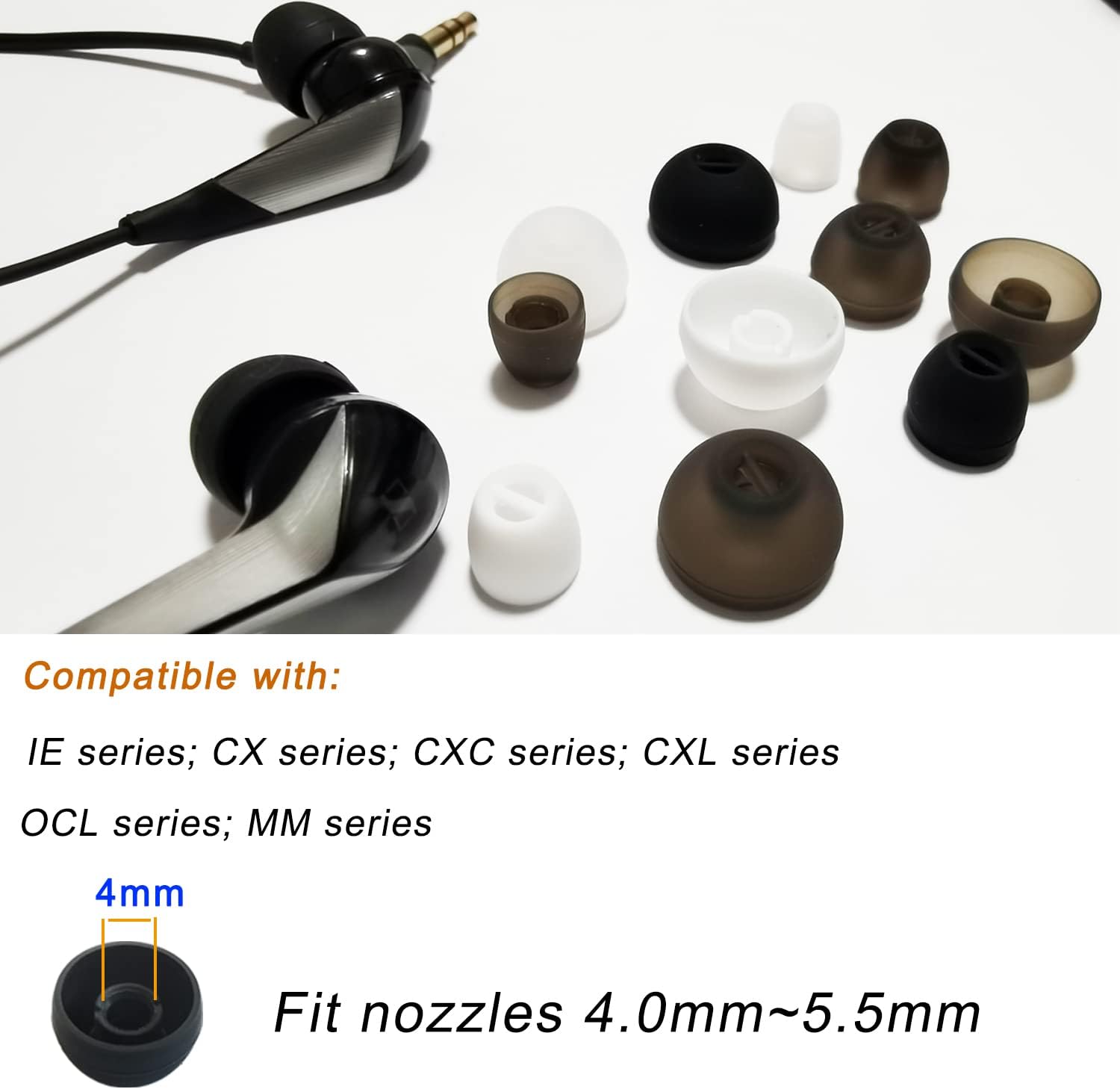 8 Pcs For Sennheiser CX Plus/M - Sennheiser Headphone Momentum 4 review and price